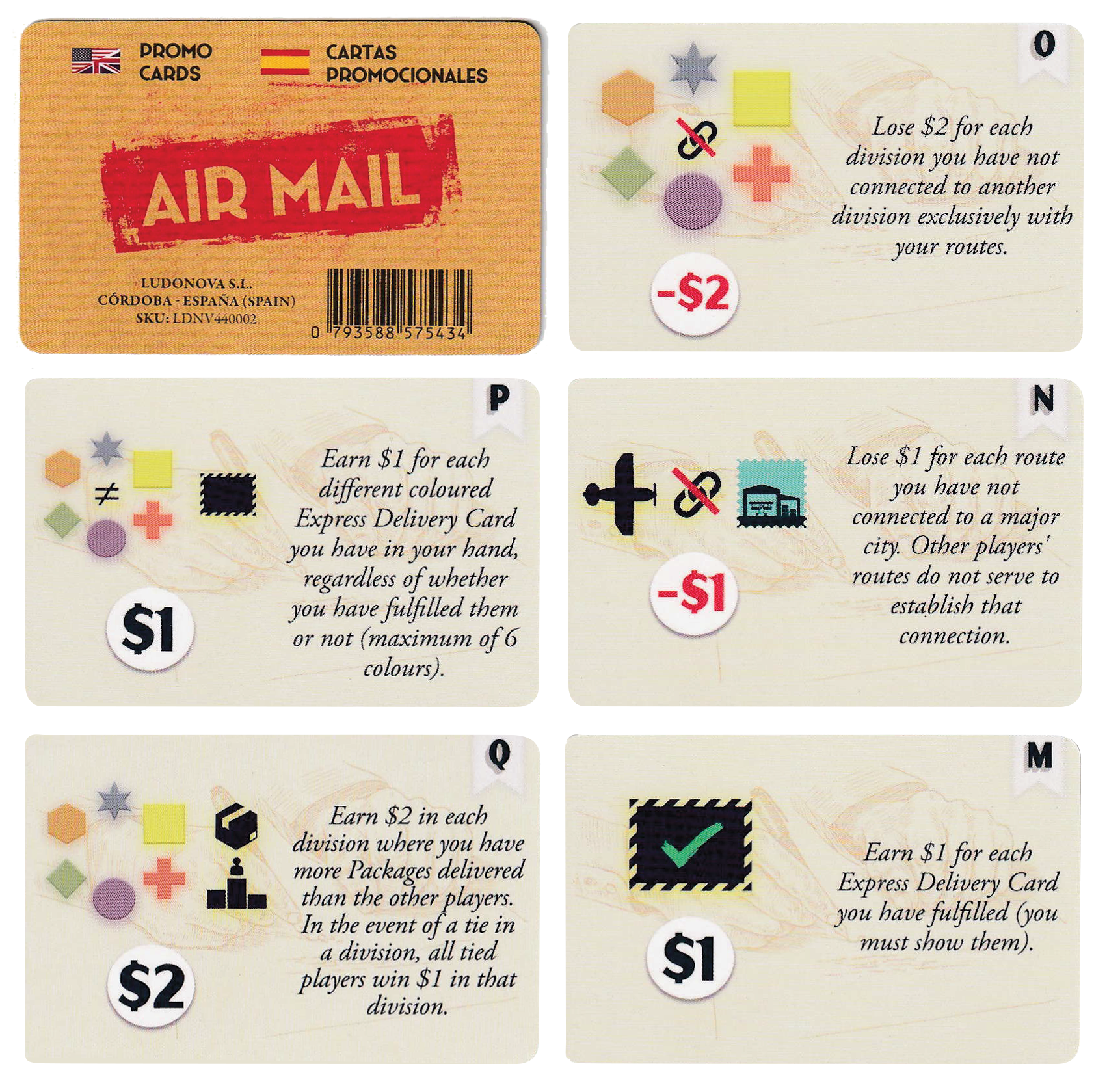 Air Mail: Promo Cards